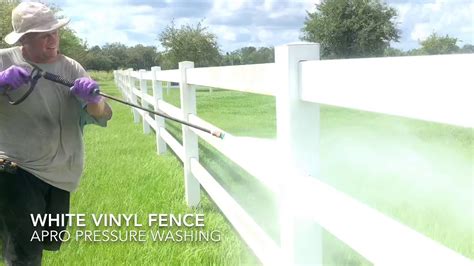 chanel black vinyl fence be power washed|vinyl fence pressure washing instructions.